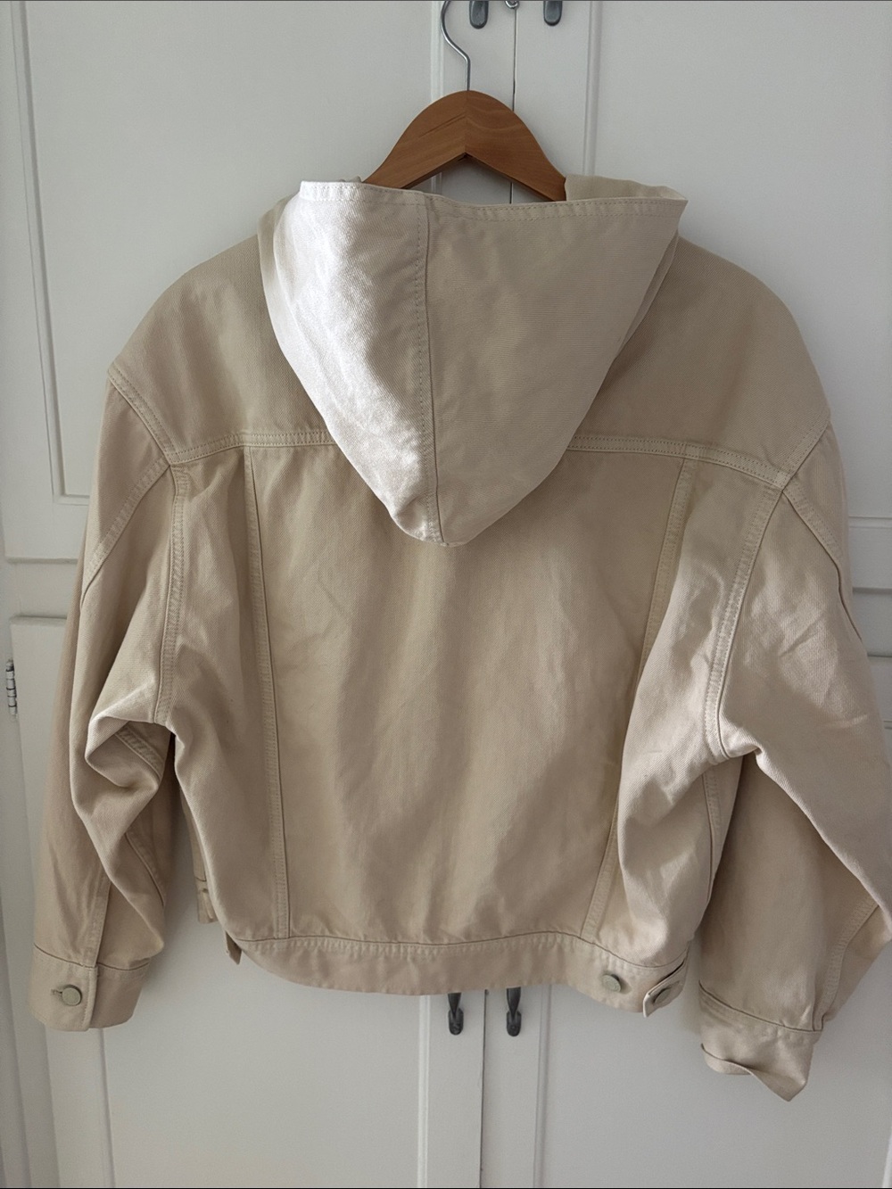Gap X BEIS Women’s Hooded Jacket in Beige - Picture 5 of 6